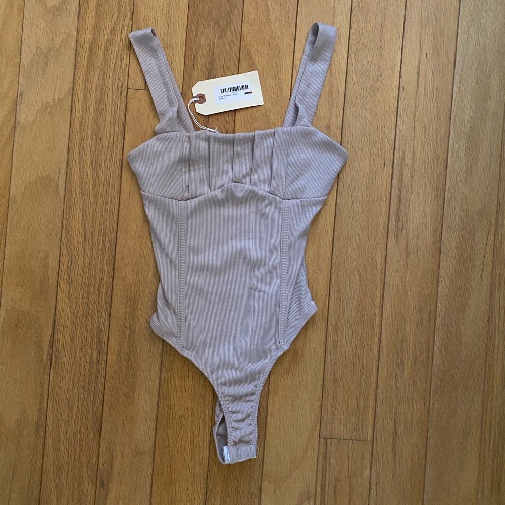 NWT Tan Body Suit